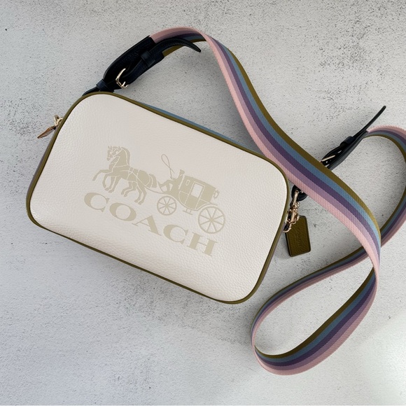 Coach Jes Crossbody Rainbow Colorblock - Picture 2 of 9
